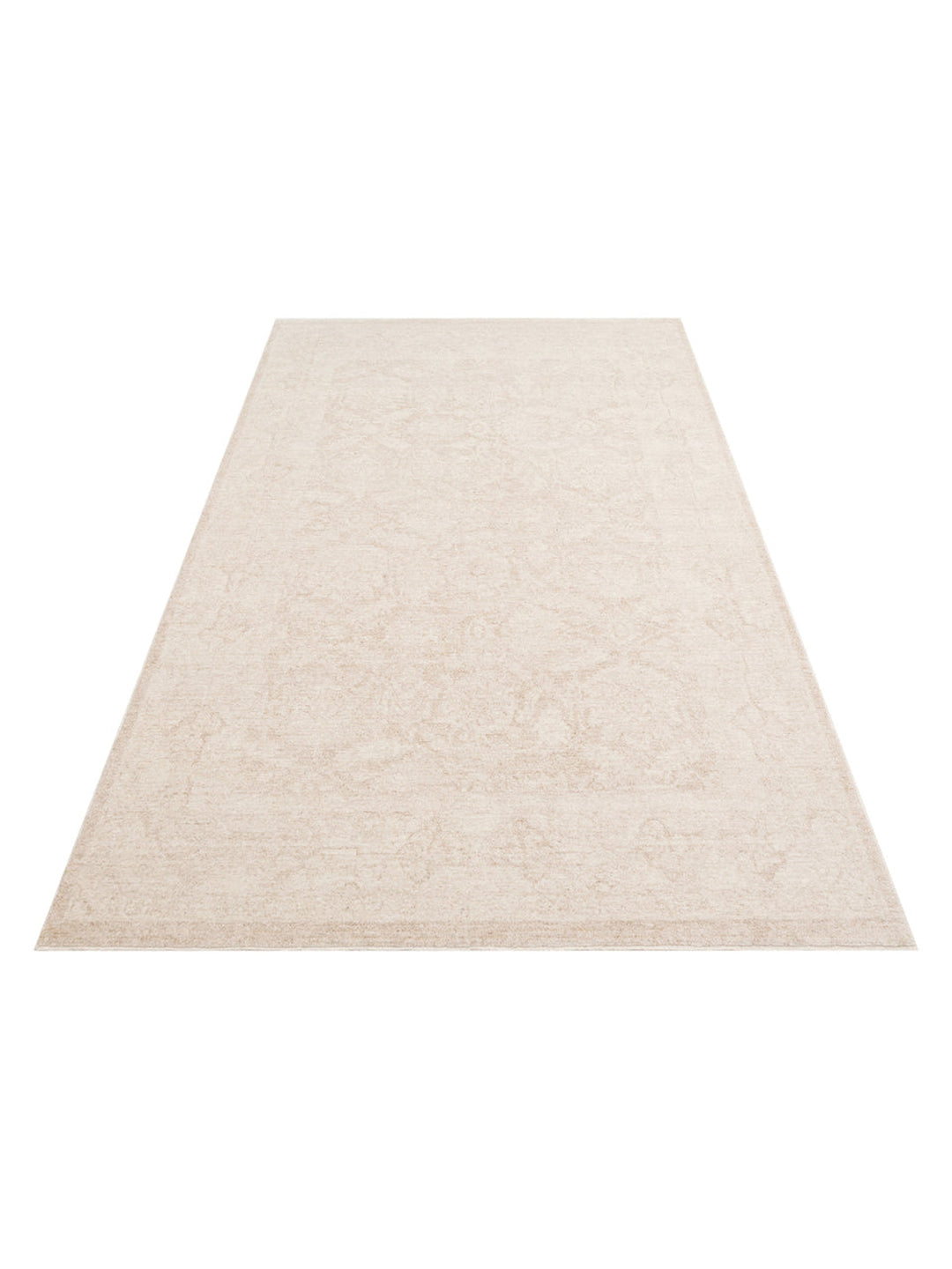 Tabriz Series Vintage Antique Patterned Modern Soft Textured Carpet 01 CREAM