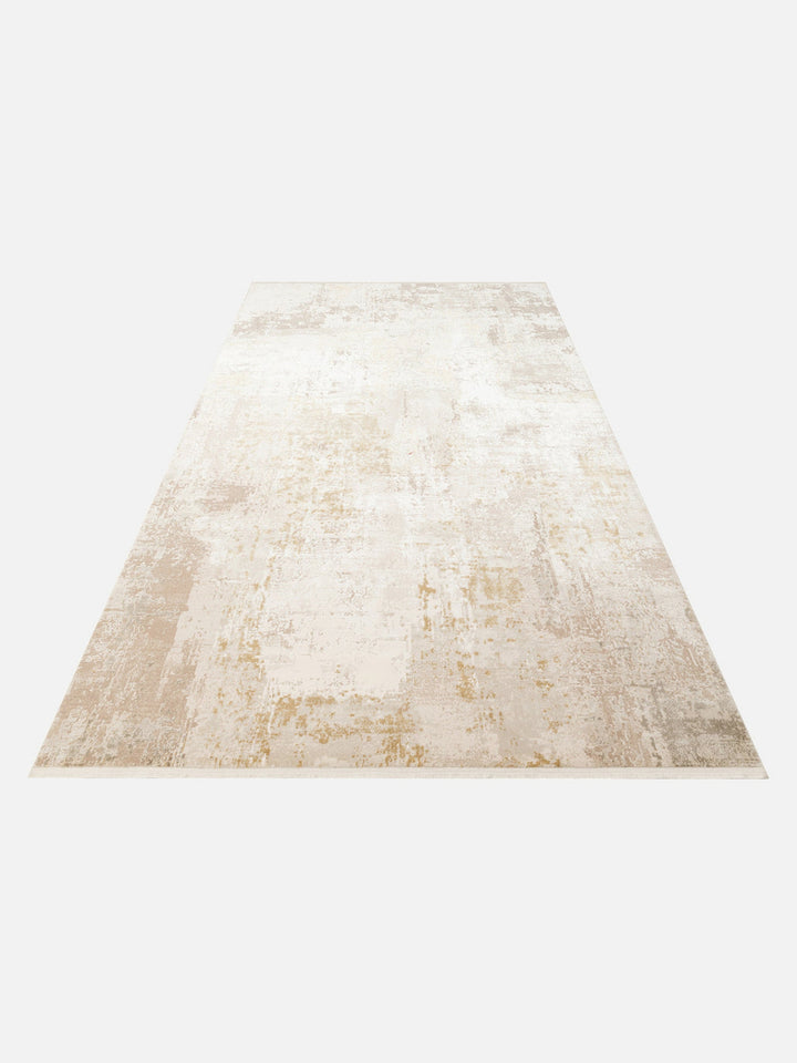 Elegant Özel Işıltılı Yüksek Kaliteli Sık Dokuma Salon Oturma Odası Koridor Modern Halı 34CREAMGOLDX - Carpetdocia