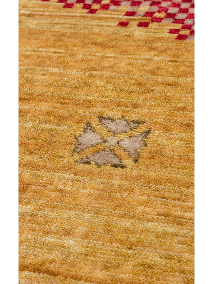 Oushak Carnaval %100 natürlich, leicht zu reinigen, handgefertigter TENCEL™ moderner Uşak-Teppich 07 BEIGE AUTUMN Q