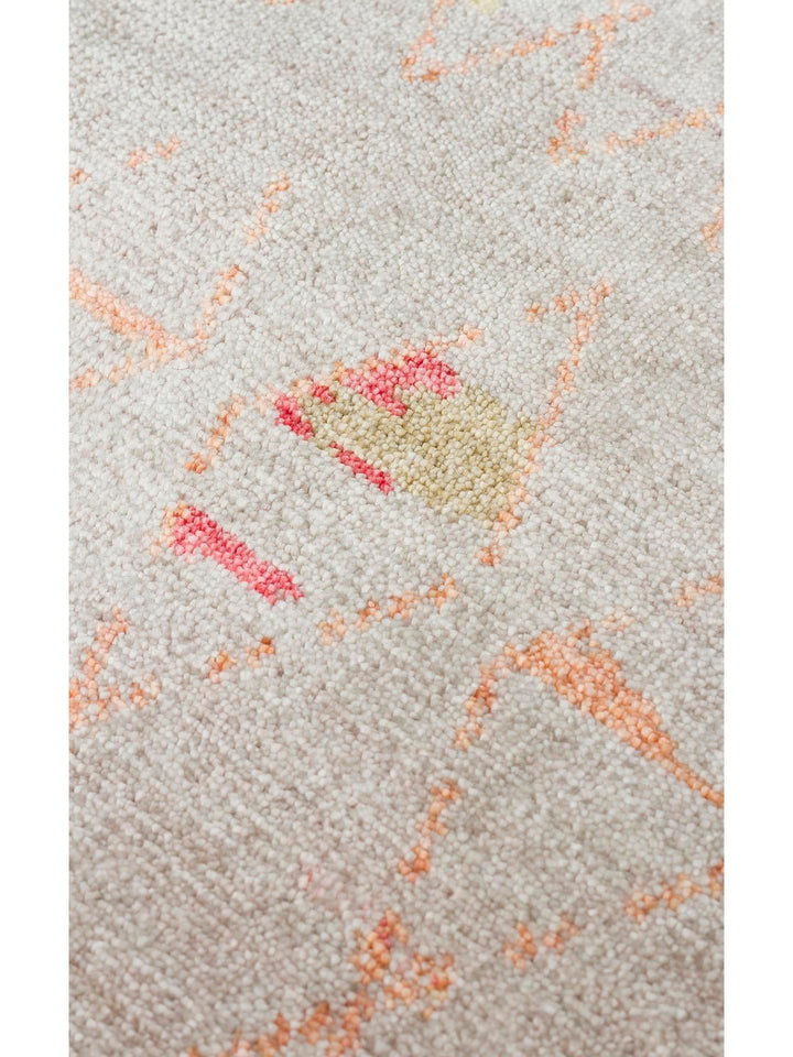 Oushak Carnaval Tapis Uşak Moderne TENCEL™ 100 % Naturel, Facile à Nettoyer, Fait Main 15 BEIGE AUTUMN