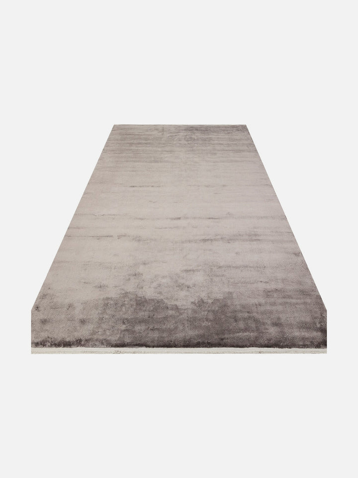 Oushak Plain %100 Naturel Düz Renk El Emeğiyle Özel Tezgahlarda Üretilen Viskon Uşak Halısı PLNDGREY - Carpetdocia
