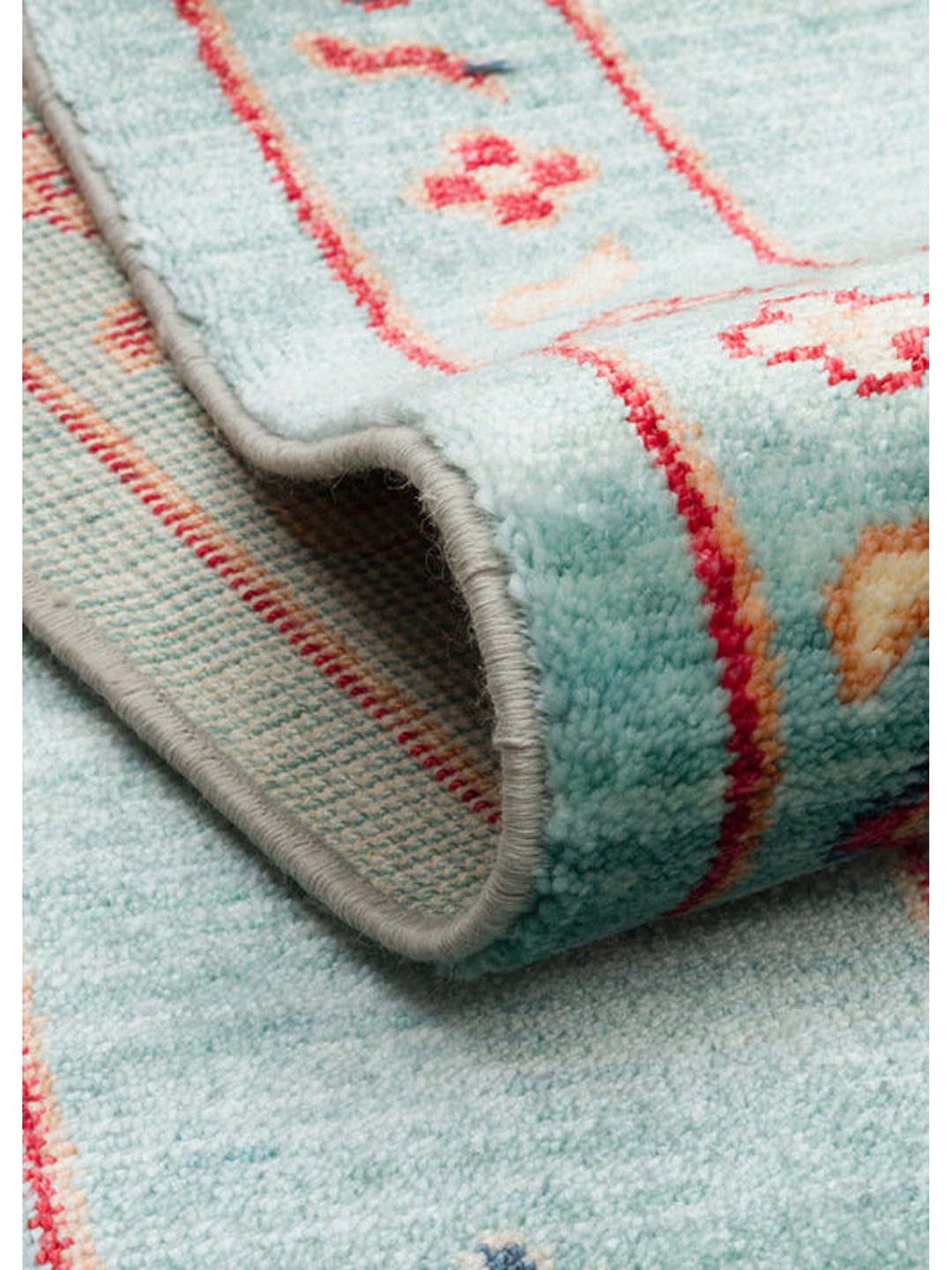 Oushak Carnival 100% Natural Easy to Clean Handmade TENCEL™ Modern Uşak Carpet 22TURK