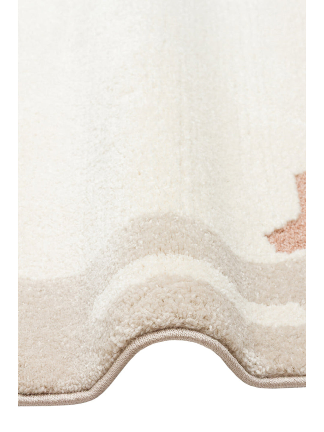 Carpetdocia Kids Pastel Renkli Hav ve Toz Vermeyen Çocuk Halısı 01 CREAM MULTY - Carpetdocia