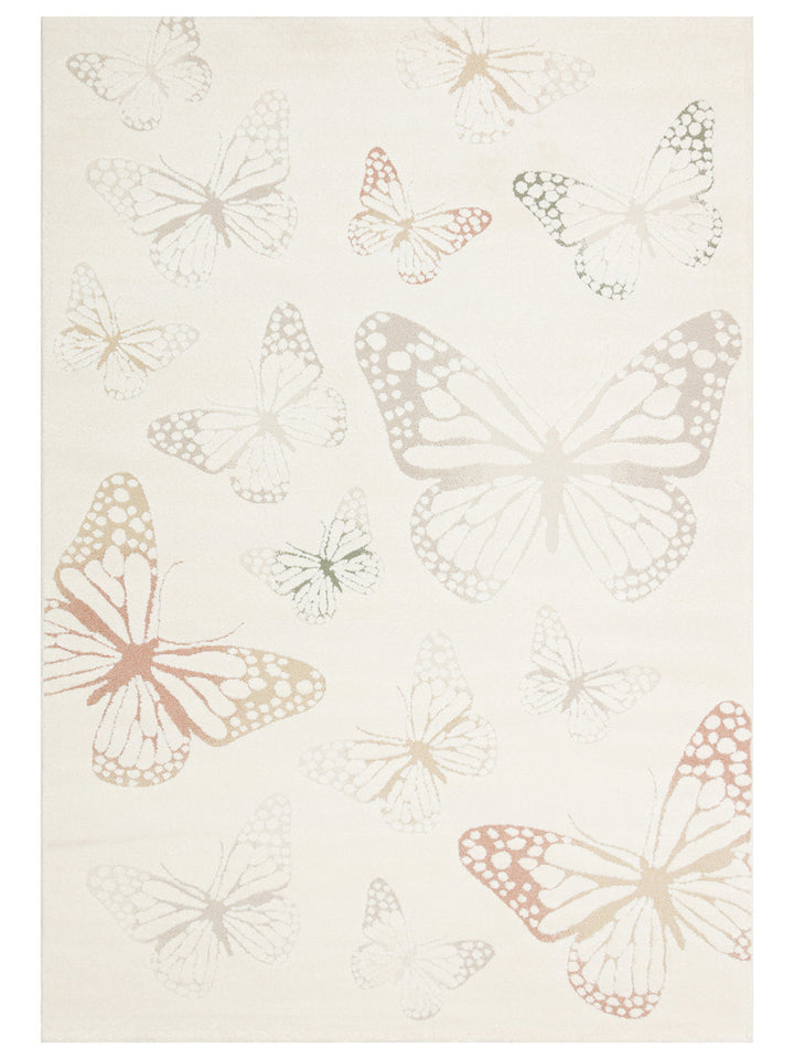 Carpetdocia Kids Pastel Renkli Hav ve Toz Vermeyen Çocuk Halısı 03 CREAM MULTY - Carpetdocia