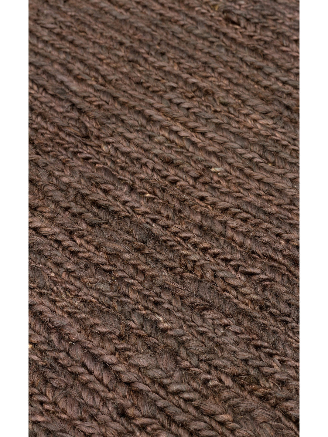 Coffee %100 Naturel Kendir Oturma Odası Salon Koridor Antre Yatak Odası Örgü Halı PLAIN BROWN - Carpetdocia