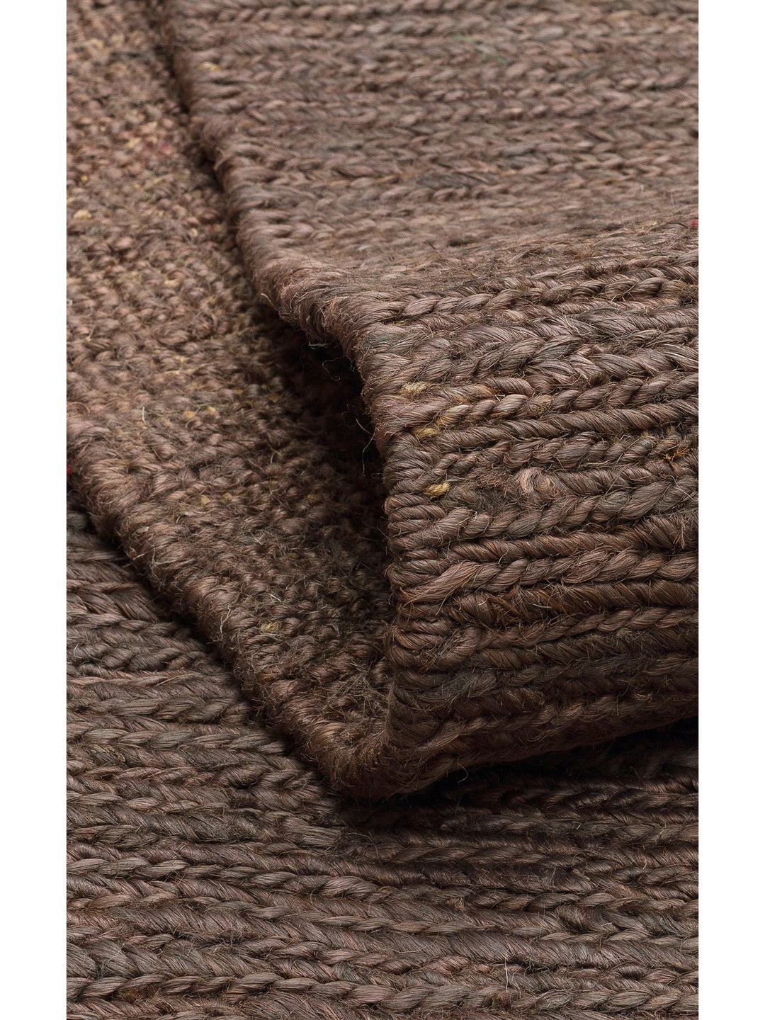 Coffee %100 Naturel Kendir Oturma Odası Salon Koridor Antre Yatak Odası Örgü Halı PLAIN BROWN - Carpetdocia