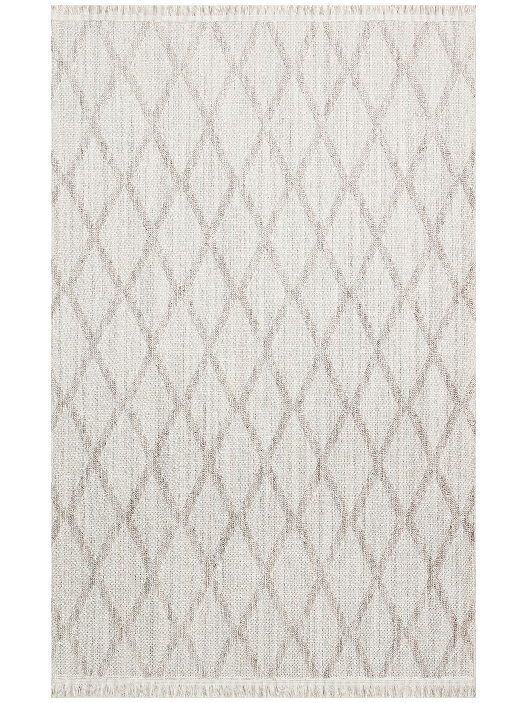 Comfy Modern Desenli Oturma Odası Koridor Antre Yatak Odası Örgü Dokuma Halı 04 GREY - Carpetdocia