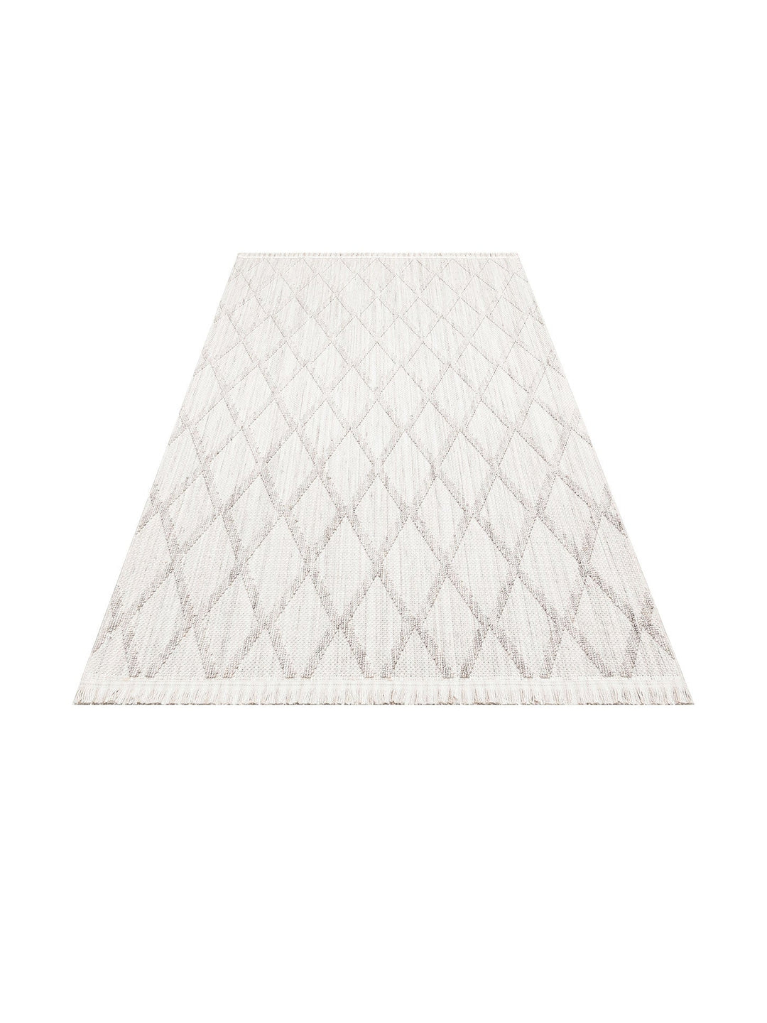Comfy Modern Desenli Oturma Odası Koridor Antre Yatak Odası Örgü Dokuma Halı 04 GREY - Carpetdocia