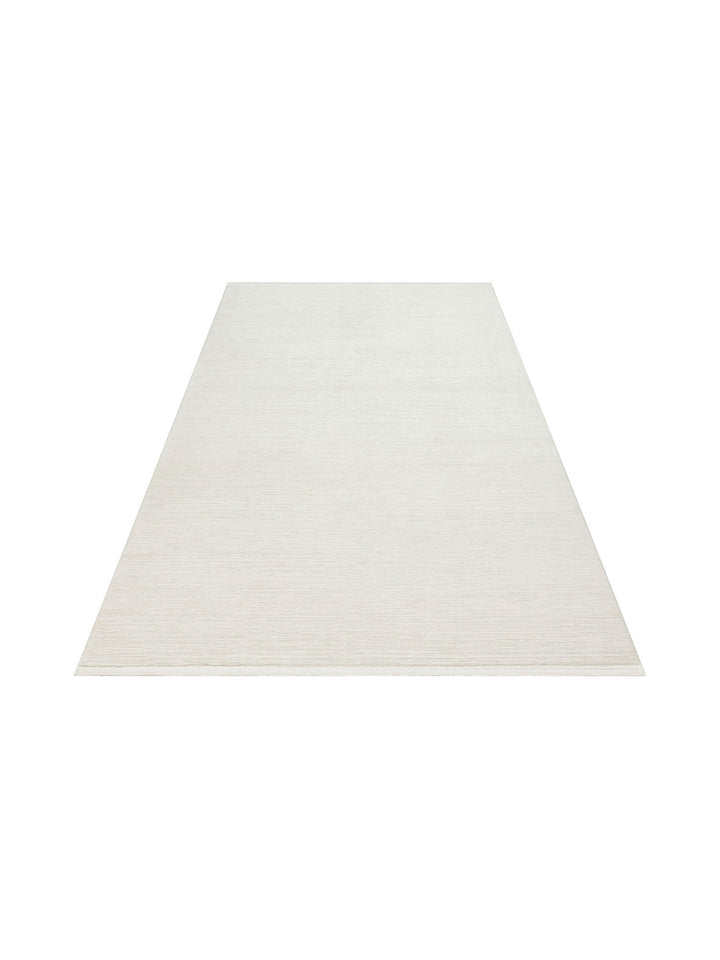 Fade Serisi Sade Desenli Oturma Odası Salon Koridor Antre Yatak Odası Modern Halı PLAIN CREAM - Carpetdocia