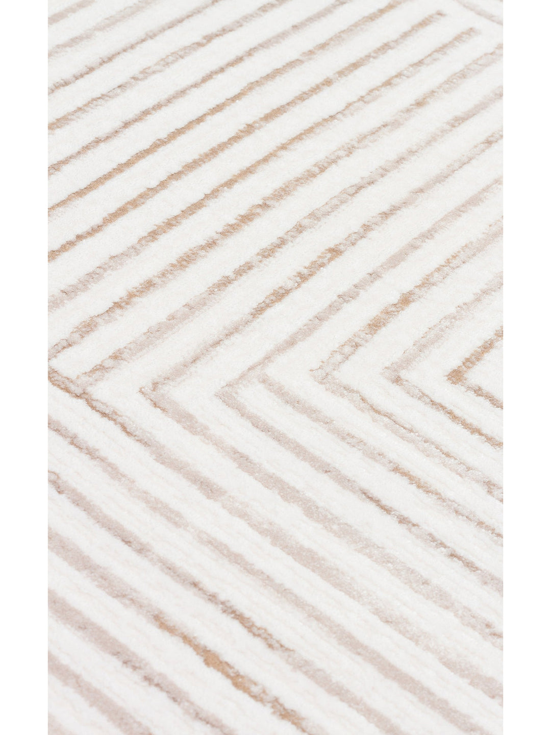 Kylie Serisi Salon Oturma Odası Koridor Antre Parlak ve Sade Modern Halı 02 CREAM NATURAL - Carpetdocia