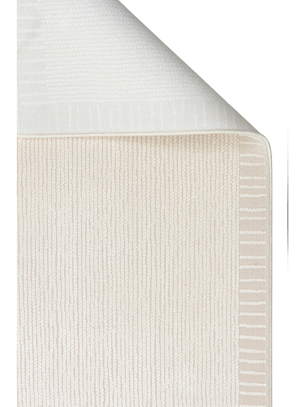 Lucia Serisi Modern Parlak Salon Oturma Odası Yatak Odası Antre Halı BORDER IVORY - Carpetdocia