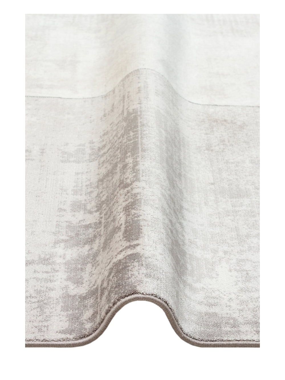 Monza Geometrik Desenli Yüksek Kalite Sık Dokuma Parlak Modern Salon Halısı 01 CREAM GREY - Carpetdocia