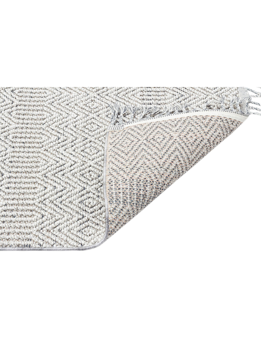 Ole Serisi Hasır Dokuma Oturma Odası Salon Koridor Antre Mutfak Modern İskandinav Halı 01 GREY - Carpetdocia