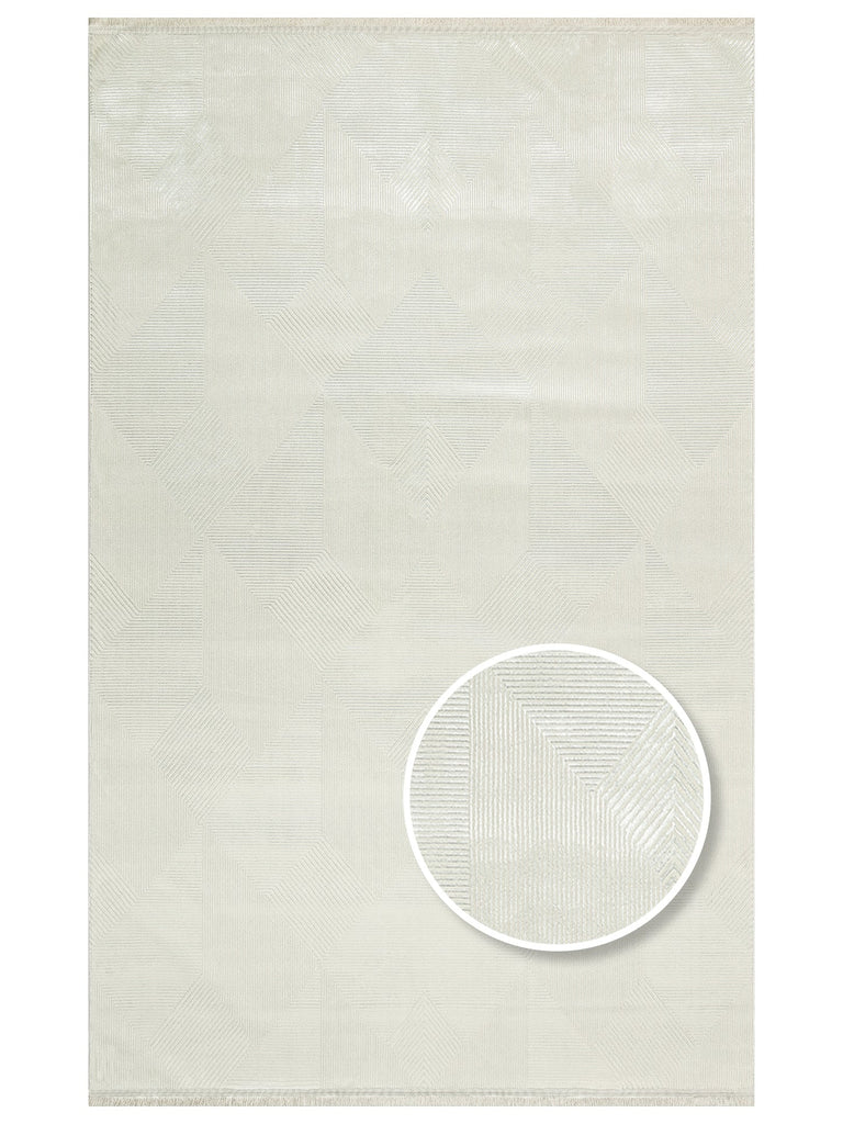 Smooth Hav Dust-Free Modern Carpet LUX 01 CREAM 