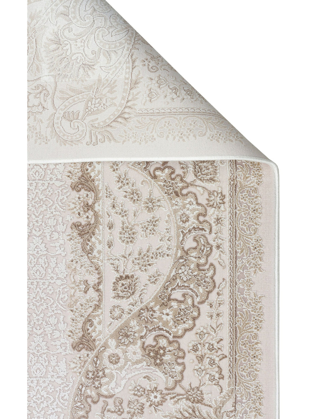 Tango Parlak Şık ve Modern Sıkı Dokuma Salon Halısı 03 CREAM BEIGE - Carpetdocia