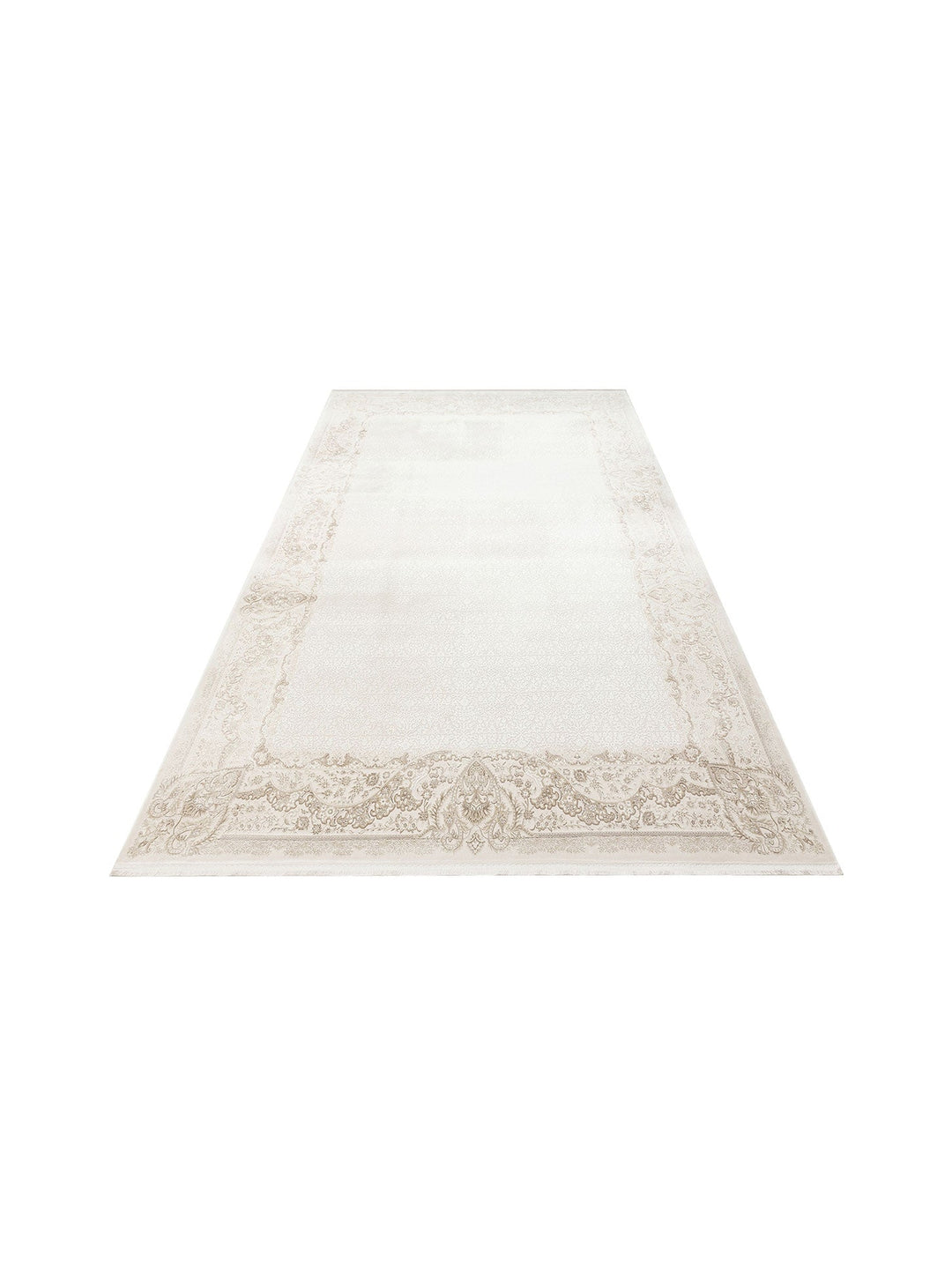 Tango Parlak Şık ve Modern Sıkı Dokuma Salon Halısı 03 CREAM BEIGE - Carpetdocia
