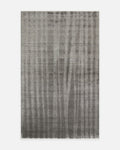 Brasilia Handmade Modern Simple Elegant TENCEL™ Special Black Loom Carpet 01 ANTHRACITE