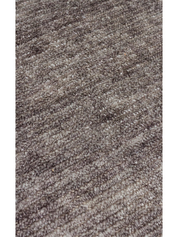 Brasilia El Emeğiyle Üretilen Modern Sade Şık TENCEL™ Özel Kara Tezgah Halısı PLAIN ANTRASIT - Carpetdocia