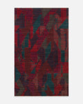 Burj Serie 100 % natürliche, handgefertigte TENCEL™ Schwarzer Webstuhl-Teppich 02 BERRY