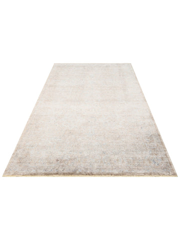 Çırağan %100 Naturel Özel Işıltılı El Emeği ile Özel Tezgahlarda Üretilen TENCEL™ Uşak Halısı 02 BEG - Carpetdocia