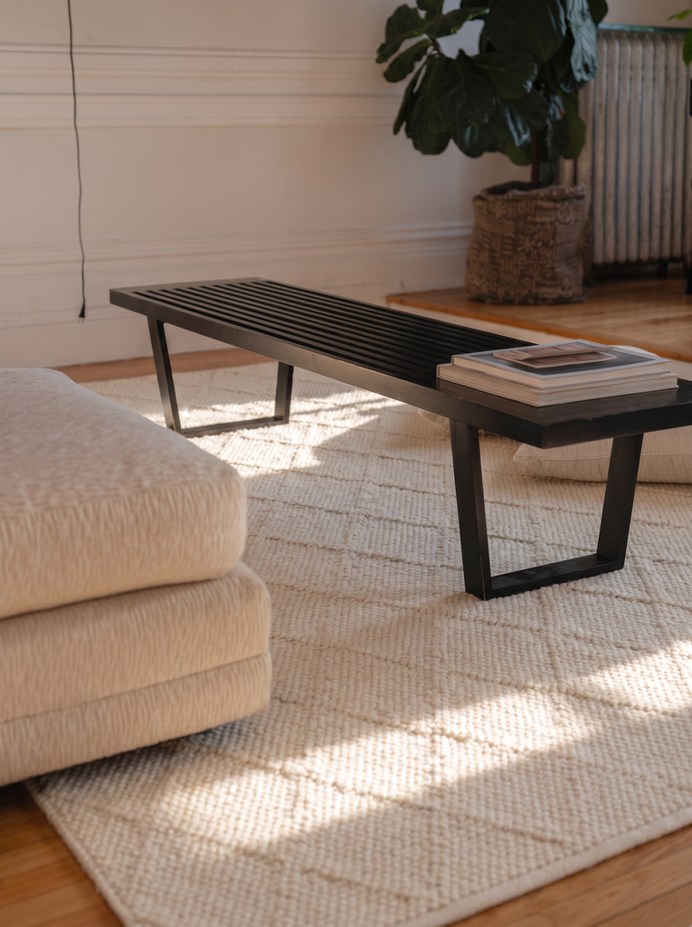 Woolstar Tappeto a mano intrecciato con motivo Kazak 100% naturale per soggiorno, salotto, corridoio, ingresso DIAMONDCREM