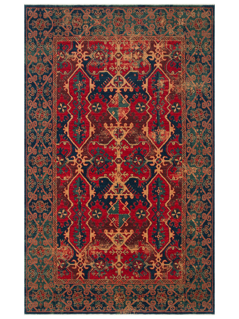 Göbeklitepe Series Handmade Black Loom Rug Made with 100% New Zealand Wool Featuring Anatolian Motifs 01NAVRD