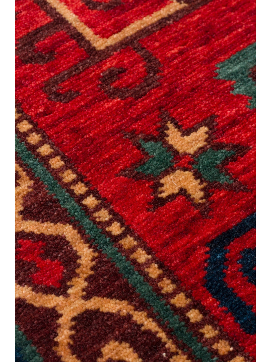 Göbeklitepe Serisi Anadolu Motiflerine Sahip %100 Yeni Zelanda Yünü ile Üretilen El Emeği Kara Tezgah Halı 04RED - Carpetdocia