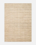 Helsinki Série Tapis tissé main moderne scandinave en laine naturelle 100 % et viscose pour salon, séjour BEIGE