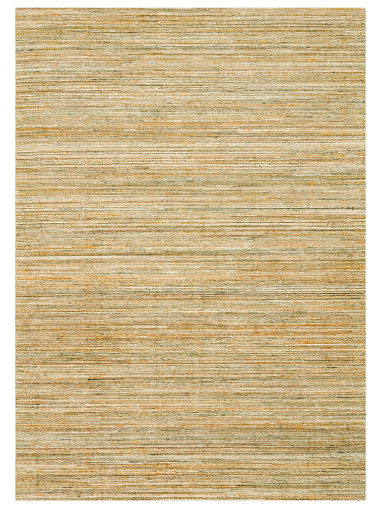 Helsinki Série Tapis tissé main moderne scandinave en laine et viscose 100 % naturelle pour salon, séjour LIME