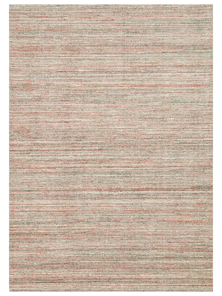 Helsinki Series 100% Natural Wool and Viscose Handwoven Modern Scandinavian Living Room Rug ROSE