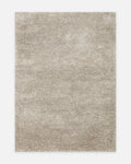 Tapis Kanin série fait main Shaggy doux pour salon, séjour, chambre ARGENT