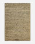 Tapis Kelly série 100% laine naturelle et viscose fait main pour salon, séjour, chambre OLIVE