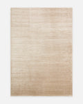 Tappeto della serie Portofino, 100% viscosa, lana e cotone naturali, tessuto a mano, moderno, per soggiorno o salotto, BEIGE