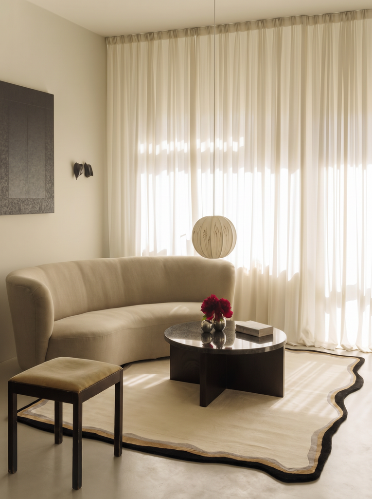 Monza Art Geometric Pattern High Quality Dense Weave Shiny Modern Living Room Carpet 11 CREAM GOLD