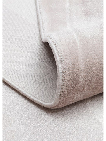 Monza Art Geometrisch Gemusterter Hochwertiger Dicht Gewebter Glänzender Moderner Wohnzimmer Teppich 05 CREAM GREY