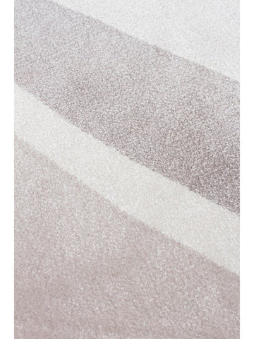 Monza Art Geometrisch Gemusterter Hochwertiger Dicht Gewebter Glänzender Moderner Wohnzimmer Teppich 05 CREAM GREY