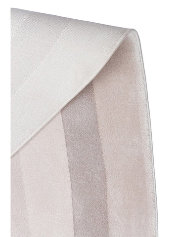 Monza Art Geometrisch Gemusterter Hochwertiger Dicht Gewebter Glänzender Moderner Wohnzimmer Teppich 05 CREAM GREY