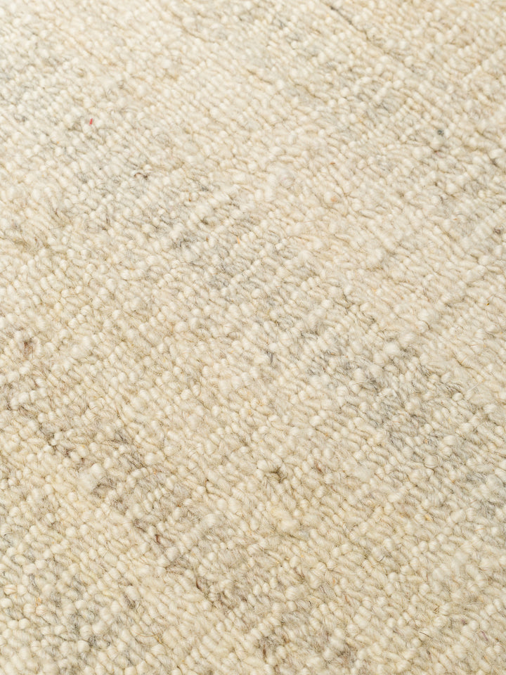 Oasis %100 Yün El Emeği ile Üretilen Kilim IVORY doku detayı