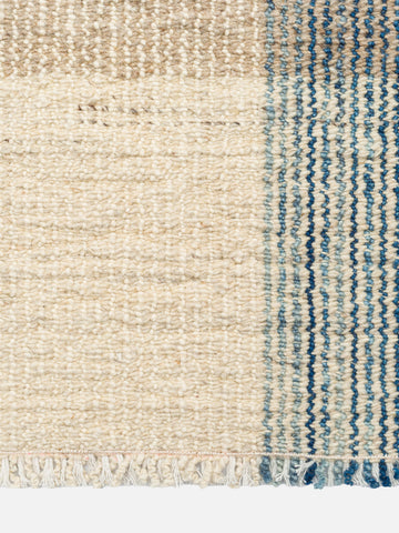 Oasis %100 Yün El Emeği ile Üretilen Kilim SAND saçak detayı