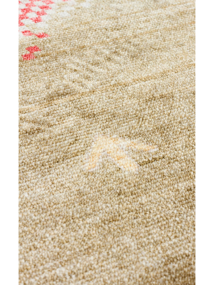 Oushak Carnaval 100% Natural Easy to Clean Handmade TENCEL™ Modern Uşak Carpet 07 BEIGE AUTUMN Q