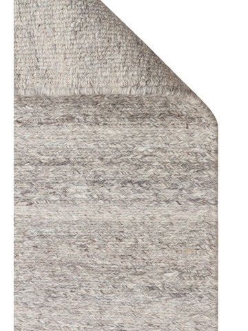 Paglia Serisi %100 Naturel Yeni Zelanda Yünü Sumak Düğümü El Dokuma Salon Oturma Odası Halı GREY - Carpetdocia