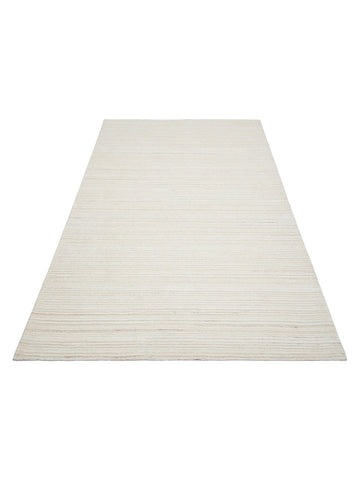Tapis tissé à la main en mélange de laine et TENCEL™ série Palermo CREAM