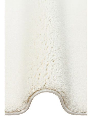 Peace Art Hav Toz Vermez Yumuşak Tuşeli Zarif Shaggy Halı 01 WHITE - Carpetdocia