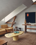 Portofino Series 100% Natural Viscose Wool Cotton Handwoven Modern Living Room Carpet BROWN