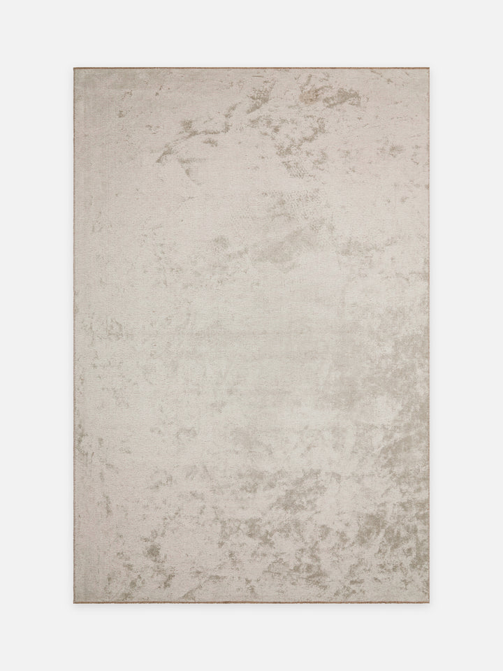 Ruggadocia Velora Gümüş Düz Renk Halı kuşbakışı