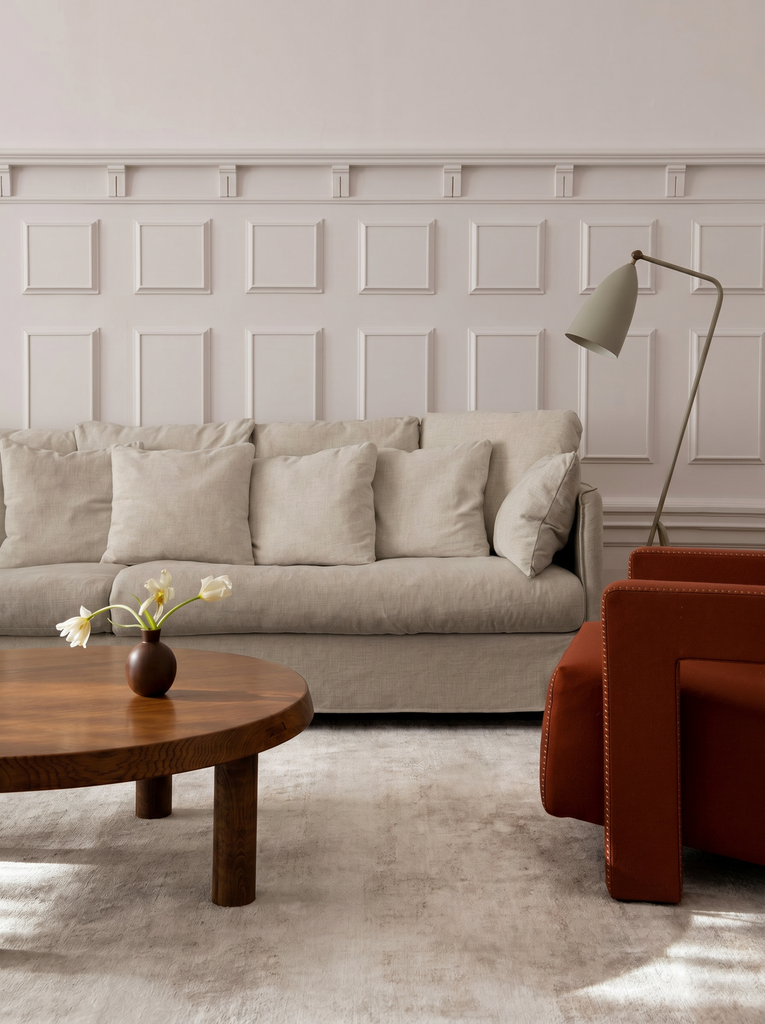 Tappeto Uşak Oushak Plain 100% Naturale a Colore Piatto, Realizzato a Mano su Telai Speciali in Viscosa PLNSLV