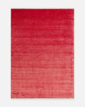 Tapis Victoria 100 % en lyocell TENCEL™ fabriqué à la main RED SHERBET