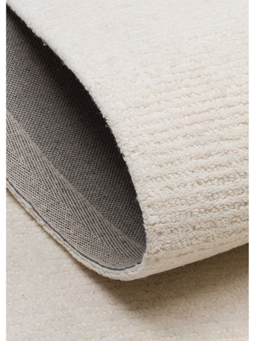 Tapis tissé à la main en mélange de laine et coton série Vienna IVORY