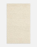 Tapis tissé à la main Woolstar 100 % naturel à motif jacquard pour salon, séjour, couloir et entrée 06 CREAM  