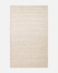Tapis tricoté fait main pour salon, couloir, entrée à motif kazak 100 % laine naturelle Woolstar BEIGE